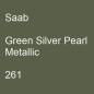 Preview: Saab, Green Silver Pearl Metallic, 261.